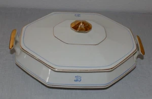S. P. Co. S____V Sebring, O "B" Covered Soup Tureen Casserole Dish Bowl C22 - Picture 1 of 13