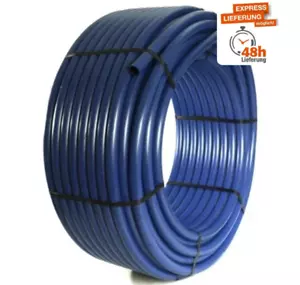 100m RC Rohr PE100 25mm 2,3 Trinkwasserrohr Wasserleitung PN16 DVGW navy blau RC - Bild 1 von 1