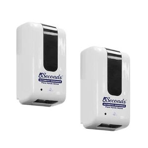 1000ml Edelstahl Auto Sensor Touchless Seifenspender Küche Bad 2 Stück - Bild 1 von 6