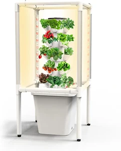 Sjzx Hydroponic Growing System with Grow Lights (No Seedlings Included) |25-Plan - Picture 1 of 9