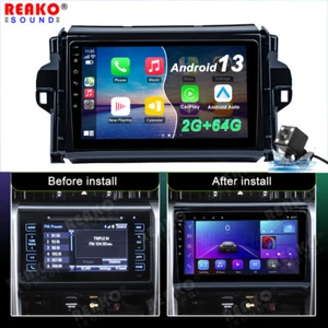 2+64G Android 13 Car Radio Stereo Fit Apple CarPlay For Toyota Fortuner 2015-18 - Picture 1 of 18