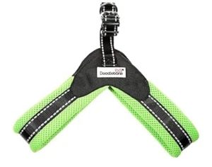 Doodlebone Boomerang Dog Harness-APPLE GREEN -size 4-5 / Breast 56-62cm BNWT - Picture 1 of 15