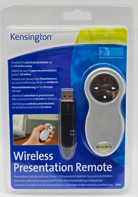 kensington Wireless Presentation Remote Model No 33062 - Image 1 of 2