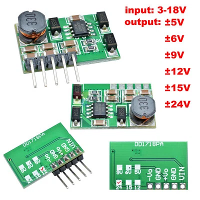 DC-DC Step-up Boost Converter Module ±5V ±9V ±12V ±15V ±24V Output Power Supply - Image 1 of 4