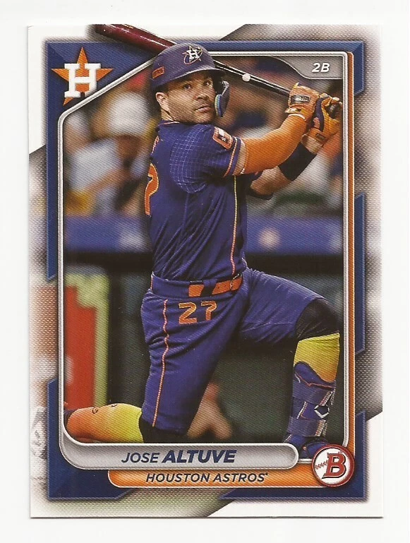 2024 年 Bowman 棒球休斯顿太空人队 Jose Altuve 卡 #73 — 第 1/1 张图片