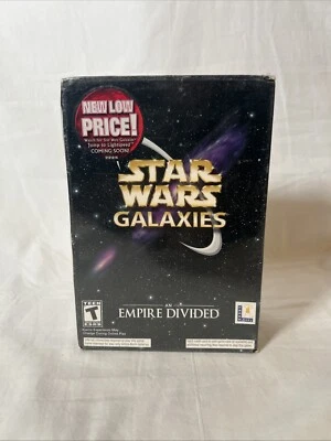 Star Wars Galaxies: An Empire Divided (PC, 2003) CIB Brand New FACTORY SEALED - Image 1 of 4