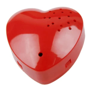 Grabadora de voz Heart 60 usada caja de sonido para ir interior Teddys & Craft Projects - Imagen 1 de 4