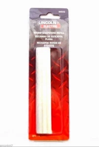 6/18/36 Lincoln Electric White Round Soapstone Refill Grain Cut Welder Carpenter - Picture 1 of 4