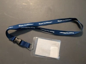 Royal Caribbean Kreuzfahrtschiff Schlüsselband mit Kartenetui blau - Bild 1 von 2