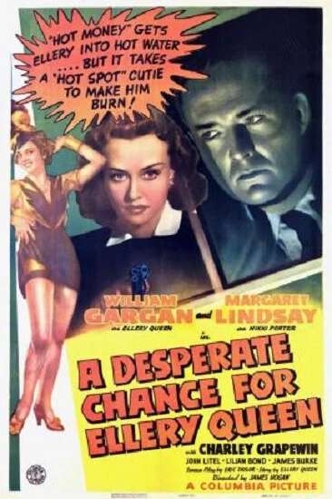 A Desperate Chance for Ellery Queen DVD - William Gargan dir. Hogan Mystery 1942 - Image 1 of 4
