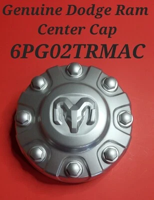 Mopar Dodge Ram 2500 3500 2019 2020 2021 original tapa central plateada 6PG02TRMAB Foto 1 de 4