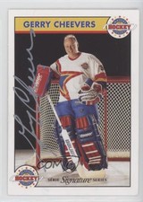 1993-94 Zellers Masters of Hockey Signature Series /3500 Gerry Cheevers Auto HOF