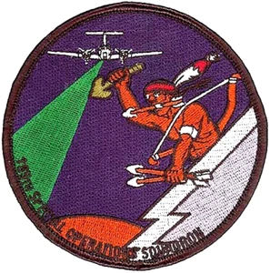 USAF 185TH SPECIAL OPERATIONS SQ -185 SOS- Tinker AFB, OK - VEL HERITAGE PATCH - Bild 1 von 2