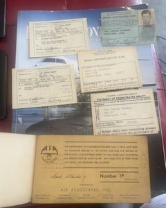 Vintage Original Pilot Flight Logs Airplane Ephemeral Jetcraft Magazine - Picture 1 of 17