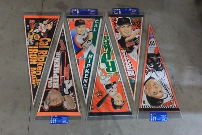 Lot of 6 WinCraft MLB Cal Ripken Jr. Orioles Pendants, 1998-2000 with Sleeves - Image 1 of 4