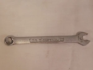 Craftsman SAE Combination Wrench 44693 VV 3/8 Inch 12 Point Forged In USA - Picture 1 of 7