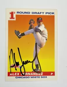 ALEX FERNANDEZ Autographed Signed SCORE #382 Baseball Card CHICAGO WHITE SOX - Picture 1 of 2