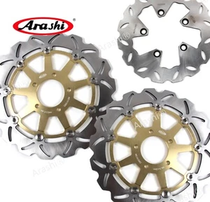 Juego de rotor de disco de freno delantero y trasero para Suzuki Hayabusa GSX1300R 1999-2007 Gen 1 - Imagen 1 de 2