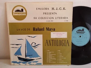 Emisaro HJCK presenta su coleccion literaria VolXIII La voz de RAFAEL MAYA LP113 - Picture 1 of 2