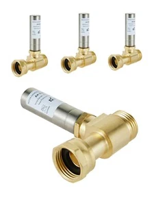4er Pack S241 Gerade Edelstahl Wasserhammer Arrestor für Waschmaschine - Bild 1 von 7