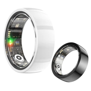 IP68 Wasserdicht Keramik Smart Ring Blutsauerstoff Herzfrequenz Schlafmonitor - Bild 1 von 19