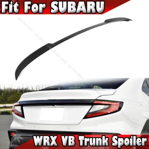 Carbon Fiber Fits 25 SUBARU WRX 5th Sedan VB DTO Type Rear Trunk Spoiler STI - Picture 1 of 4