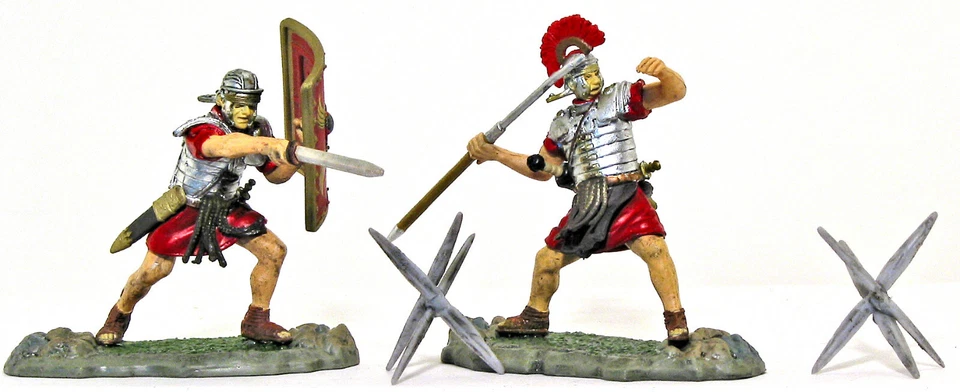 Forces of Valor Romans 22304 - 2 figures + 2 access - 54mm painted toy soldiers - Image 1 of 1