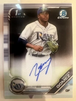 QTY: 2019 Bowman Chrome Prospects - Moises Gomez - 1st Rookie Auto #CPA-MG - Image 1 of 2