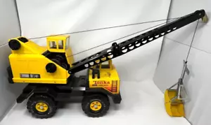 Camión grúa Mighty Tonka de colección juguete de acero prensado turbo diésel XMB-975 - Imagen 1 de 6