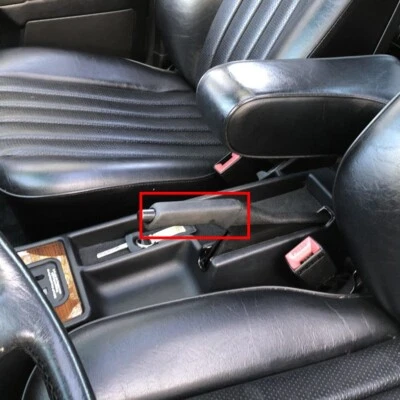 Manija de freno de mano freno de estacionamiento original Mercedes W201 190E 190D 2014270420 Foto 1 de 4