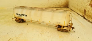 HO Intermountain cylindrical pressure discharge hopper Procor #126114 weathered - Picture 1 of 4