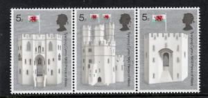 1969 4d INVESTITURE STRIP OF THREE 'PHOSPOR OMITTED' VARIETY. SG 802ya - Picture 1 of 1