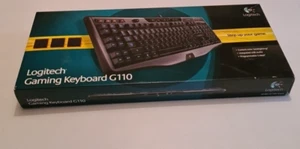 Logitech G110 LED Backlighting Gaming Keyboard, Backlit Customizable Key Colors - Picture 1 of 13