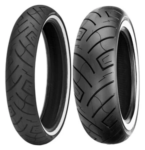 Shinko 120/70-21 & 130/90-16 777 H.D. White Wall Tires Harley-Davidson & Customs - Picture 1 of 1