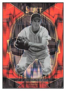 JOHNNY PESKY 2023 Panini Select Orange Flash #54 Red Sox Concourse MLB ID:84768