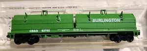 Red Caboose N Scale Coil Car Burlington CB&Q #83702 - Picture 1 of 5
