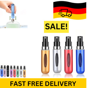 5ml Tragbar Mini Parfüm Zerstäuber  nachfüllbar für Reisen 1-4Stk