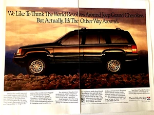 Pubblicità Jeep Grand Cherokee 1993 stampa due pagine - Foto 1 di 3