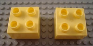 Neu Lego Menge 2 Duplo hell hellgelb 2x2 Steine Stck. - Bild 1 von 1