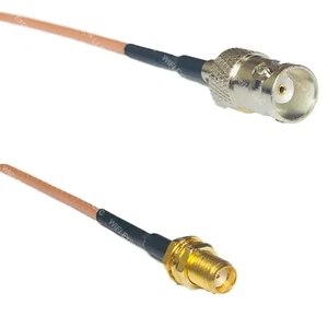 RG316 BNC FEMALE to SMA FEMALE RF Cable FAST-SHIP LOT - Picture 1 of 1