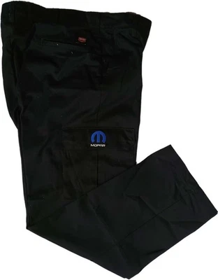 Talla 34x32 Rojo Kap Negro Mopar Usado Trabajo Carga Pantalones Bolsillos Uniforme Industrial Foto 1 de 2