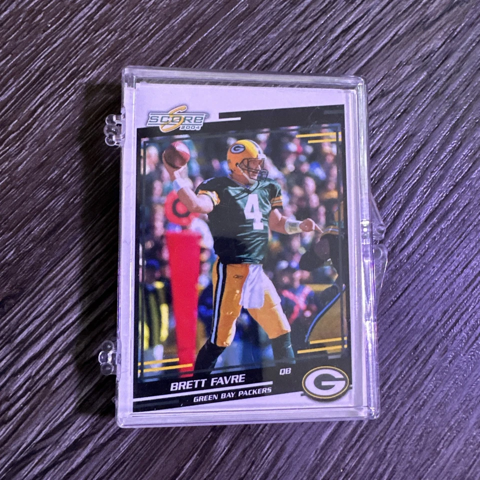 2003 Packer Score Cards LOT Green Bay Packers w/Case-Favre-Driver-Franks-Green++ - Image 1 of 4