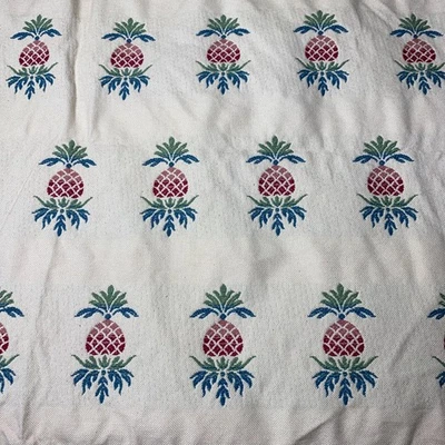 Tela de tapicería de piña beige tostado jacquard hogar tradicional de colección 2,5 ydx53" Foto 1 de 4