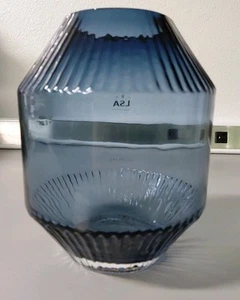 LSA International Handmade Blue Rotunda Small Vase - Picture 1 of 7