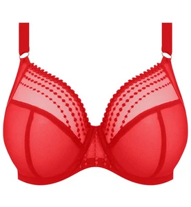 NEW ELOMI 'Matilda' Banded Plunge Underwire Bra Size 40 I Haute Red #EL8900 $72 - Picture 1 of 7