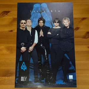 Póster La Ley Licencia Promoción Álbum Invisible Rock en Español 24x16 Beto Cuevas - Imagen 1 de 8