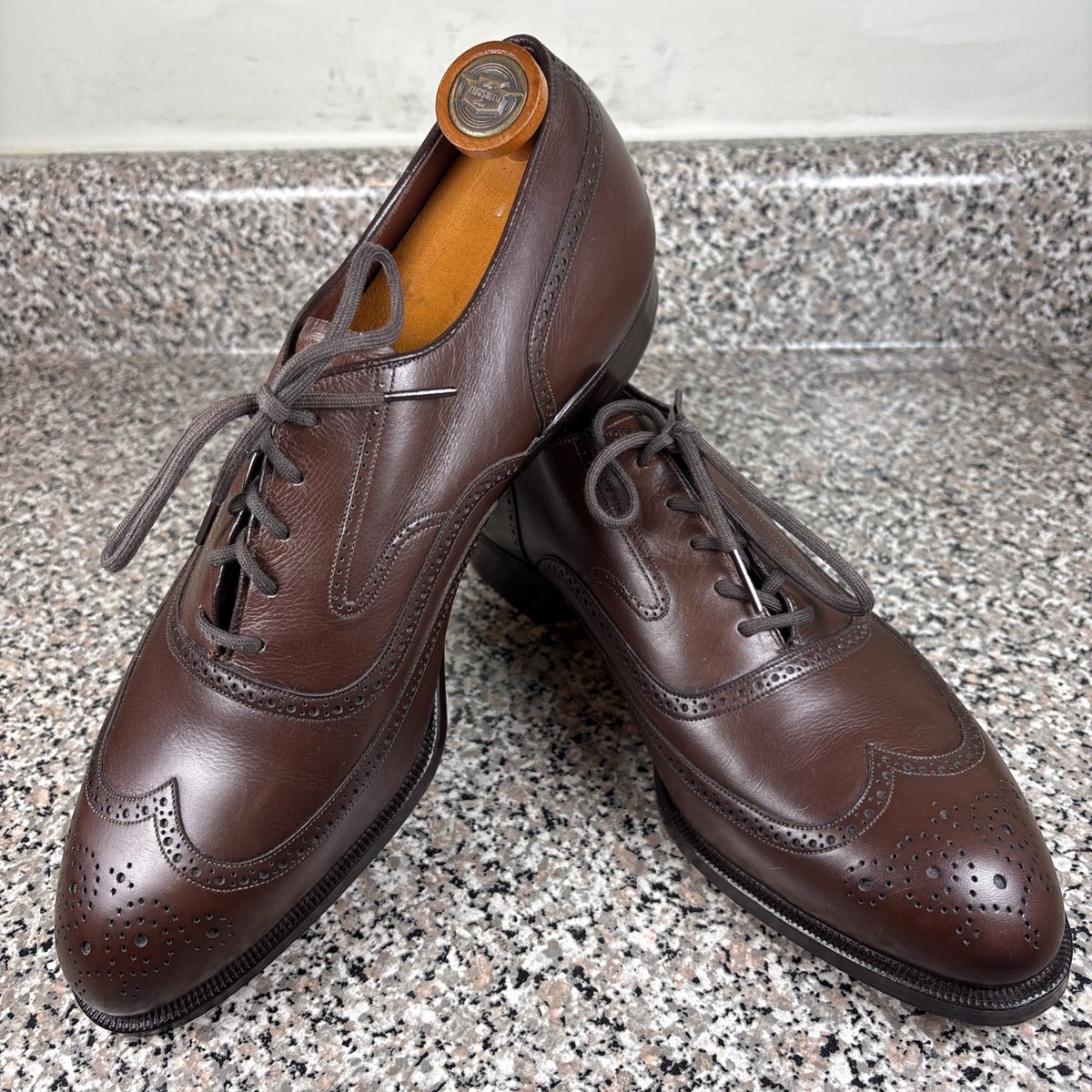 美品 JOHNSTON & MURPHY ウィングチップ 28 ブラウン 楽天市場】ジョンストン&マーフィー ウイングチップ