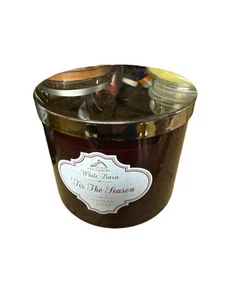 White Barn Bath & Body Works ‘Tis The Season 3 Wick Scented Candle 14.5oz - New! - Picture 1 of 4