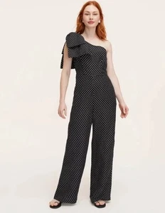 Damen Mini Polka Dot Jumpsuit - Kate Spade New York Schwarz/Weiß 0 - Bild 1 von 3