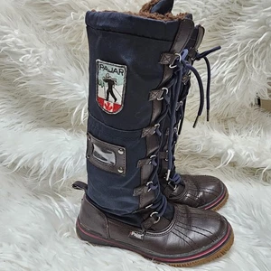 Stivali Pajar Canada Grip donna 5,5 blu navy al ginocchio equitazione cavallo neve invernali - Foto 1 di 20